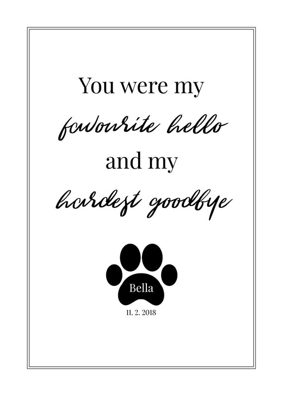 heaven paw print remembrance