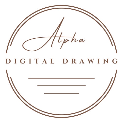 Alpha Drawuing AlphaDigitalDrawing - Etsy