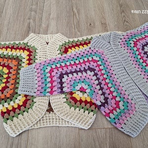 Granny Hexagon Cardigan for Baby-baby hexagonal Handmade,crochet baby cardigan,colorful baby cardigan,crochet colorful baby cardigan,