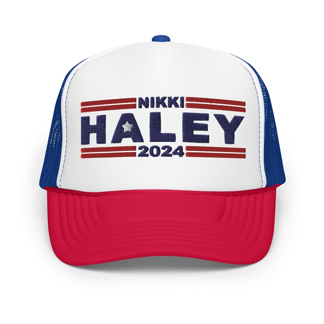 Embroidered Nikki Haley 2024 Trucker Hat Etsy