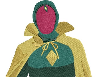 WandaVision (Vision Figure) Embroidery Design File