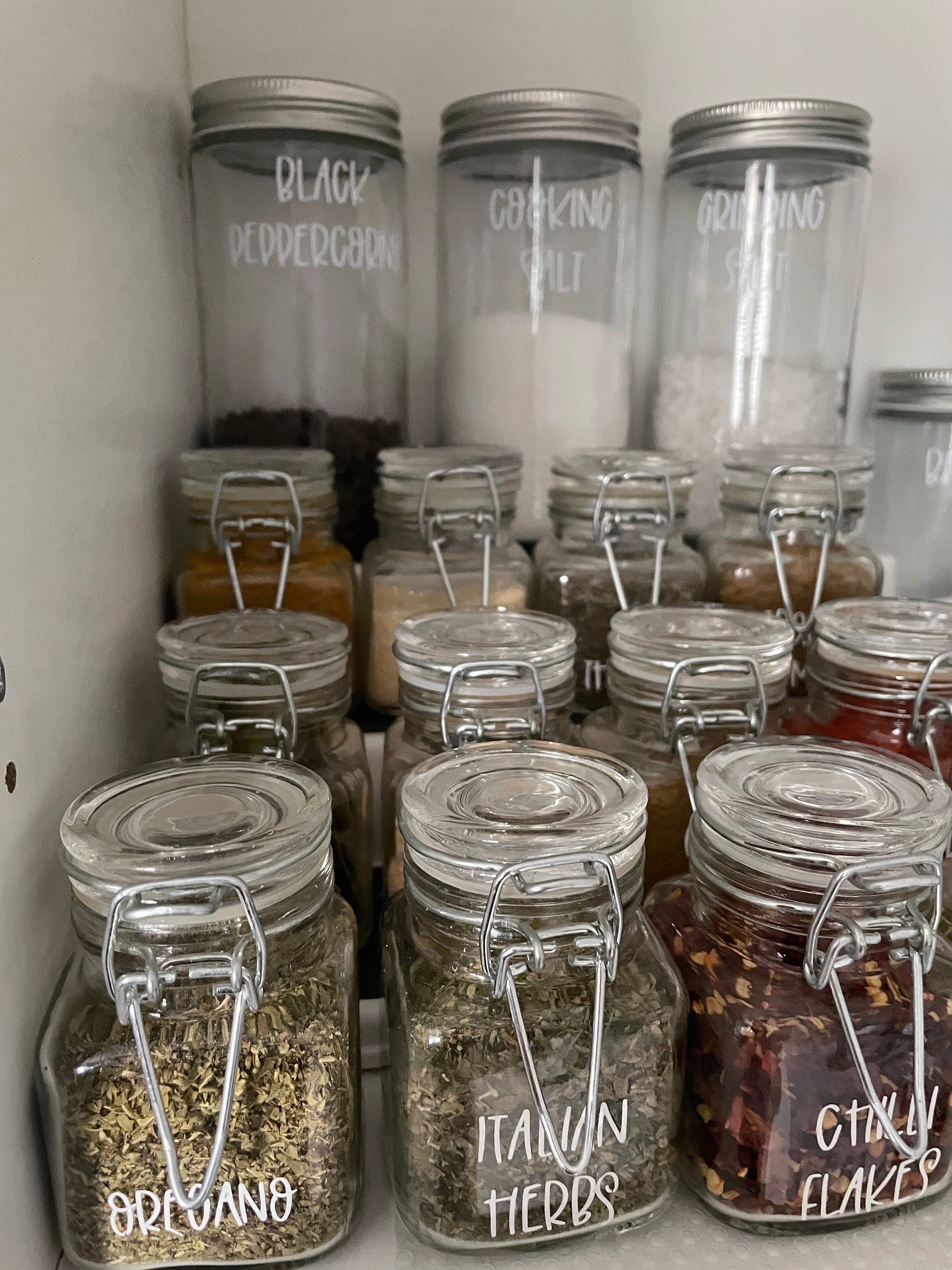 Kitchen/pantry Personalised Labels for Jars Cupboards Fridge Etsy UK