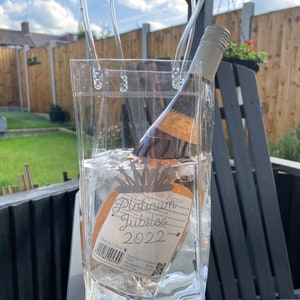 Personalised Wine Ice Bag|Portable Ice Bucket |Wine Cooler Bag |Champagne Bottle Chiller|birthday gift|Christmas gift