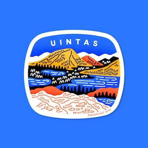 Uinta Mountains Sticker