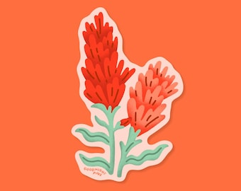 Paintbrush Wildflower Sticker