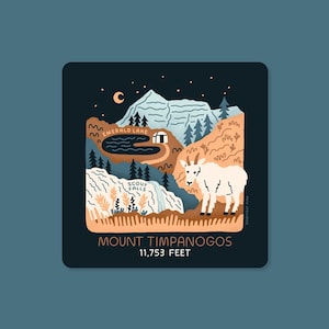 Mount Timpanogos Sticker