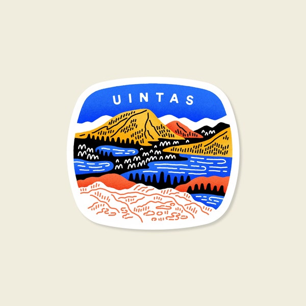 Uinta Mountains Sticker