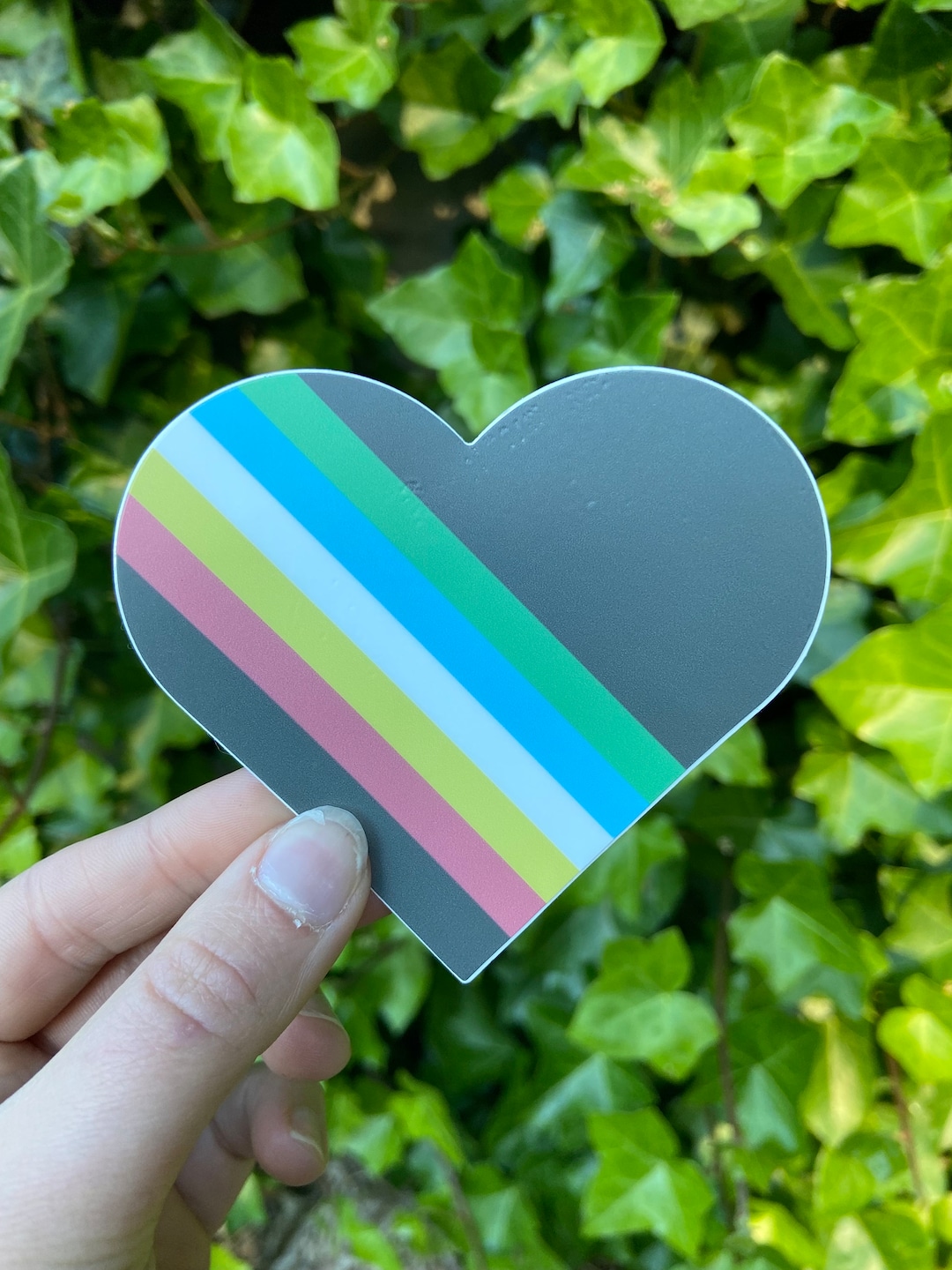 Disability Pride Flag Heart Sticker - Etsy