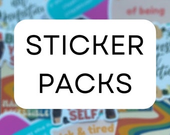Sticker Packs | Disability, Chronic Illness, Mental Health, Pride, LGBT, Inspirational Quotes, Ehlers Danlos Syndrome, Zebra, Fatigue |