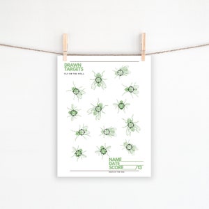 PRINTABLE TARGET FLY, Party Target Printable, Shooting Target