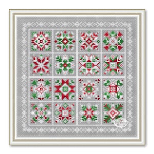 25 Christmas ornaments cross stitch Modern Christmas Cross Stitch Pattern  Nordic Christmas Ornaments cross stitch scandinavian theme – Zindagi Designs