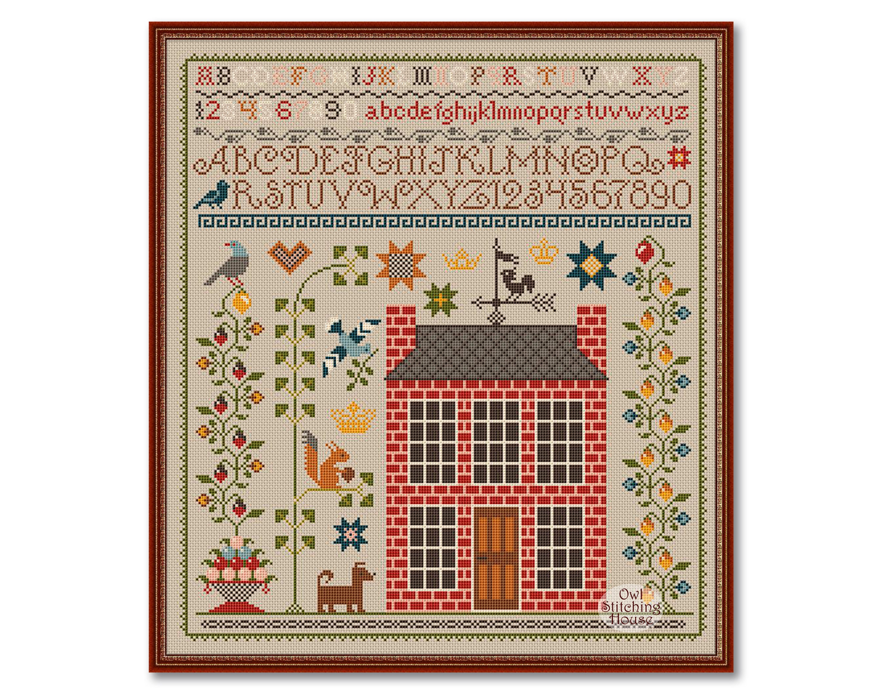 Kooler Design Studio American Antique Sampler - Cross Stitch