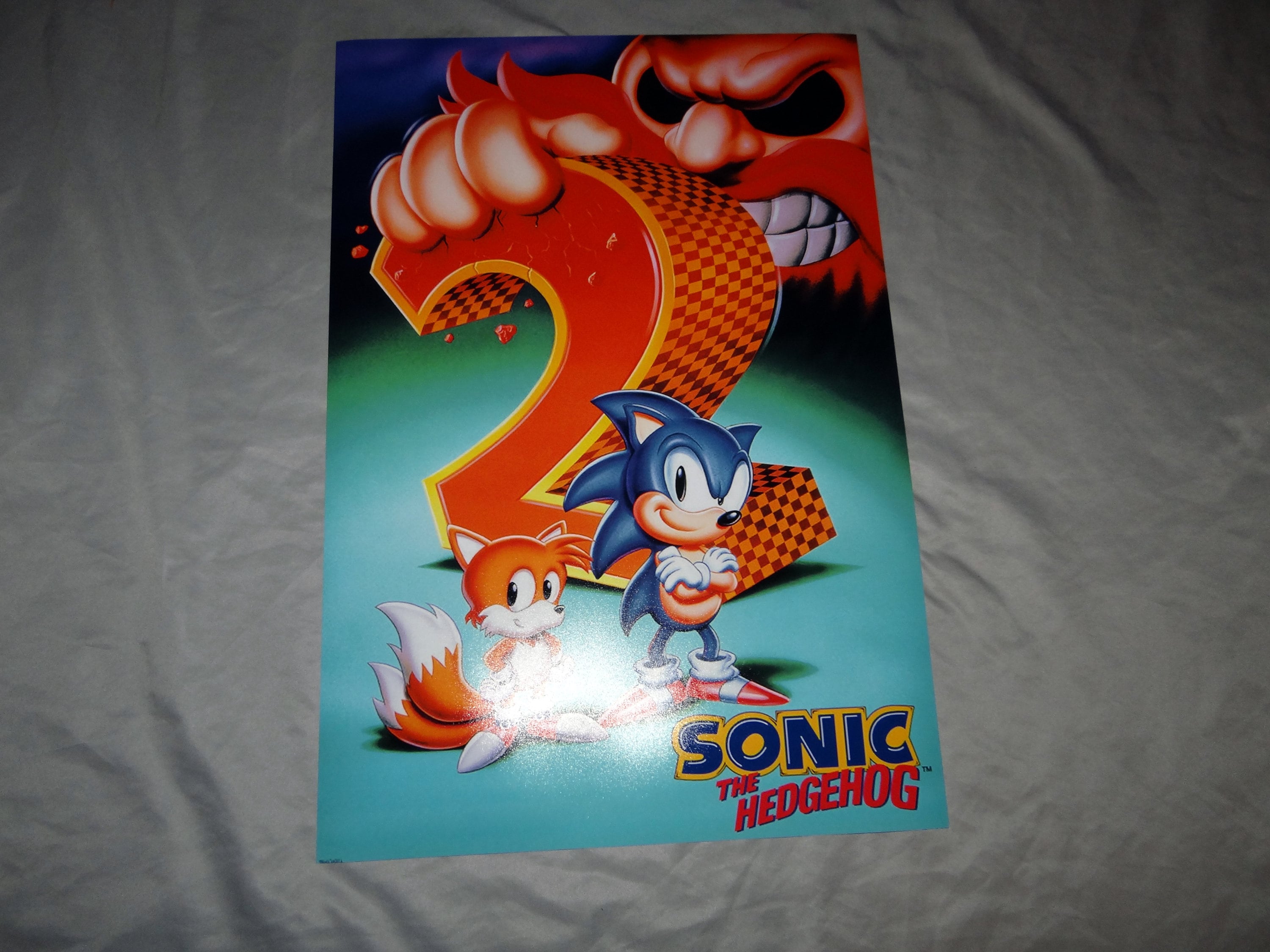 Super Sonic from the Sonic The Hedgehog 2 Movie Digital Print Postcard for  Sale by AniMagnusYT