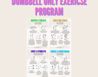 Home workout Plan Dumbbells only