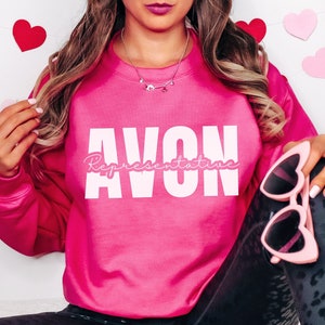 Avon Representative Sweatshirt, Avon Representative Shirt, Avon Rep Crewneck Sweatshirt, Direct Sales Shirts, Avon Business, Avon Marketing