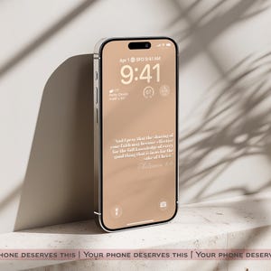 Christian Wallpaper: Bible Verse, Affirmation, iOS 26 (Digital Download) image 6