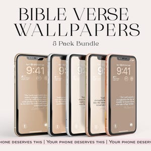 Christian Wallpaper: Bible Verse, Affirmation, iOS 26 (Digital Download) image 2