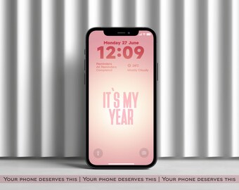 Affirmation iPhone Wallpaper: Self-Love Quotes, Positive Motivation (Digital Download)