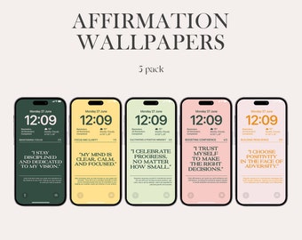 Affirmation Phone Wallpaper : motivation chrétienne pour iOS (téléchargement numérique)