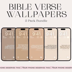 Christian Wallpaper: Bible Verse, Affirmation, iOS 26 (Digital Download) image 1