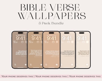 Christian Wallpaper: Bible Verse, Affirmation, iOS 26 (Digital Download)