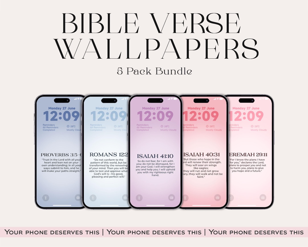 Gradient Background For Scripture Faith Wallpapers for Phone - Bible Verses on Gradient Aura Background ...
