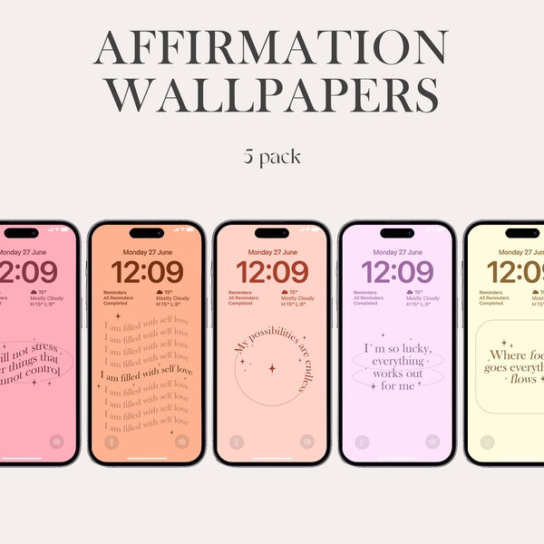 Affirmation wallpaper, high resolution, iOS 16 , Christian Wallpaper, Digital Download, Affirmation, Motivation, Positive Quotes, iphone 15