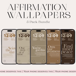 Affirmation iPhone Wallpaper: Christian Scripture, Positive Quotes (Digital Download)