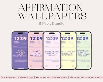 Affirmation Wallpaper : fonds d'écran haute résolution pour téléphone (téléchargement numérique)