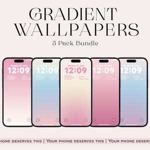 Gradient Phone Wallpapers, Aura, Abstract Art (Digital Download)