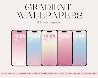 Gradient Phone Wallpapers, Aura, Abstract Art (Digital Download)