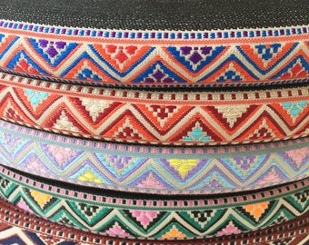 Zigzag Geometric Embroidery Ethnic Jacquard Ribbon Trim Craft Scandi Boho Vintage