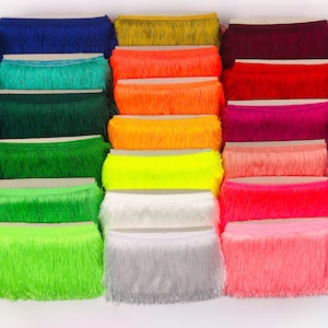 15cm Tassel Fringe Trim Sewing Edging Craft Lampshade Gatsby Dress Dance Upholstery Part 1