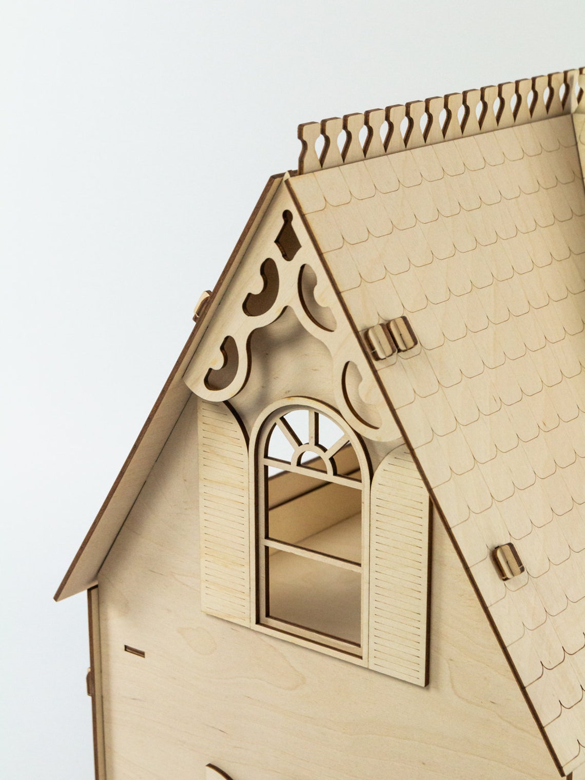 Anne Shirley Dollhouse Wooden Dollhouse DIY Dollhouse Kit Etsy