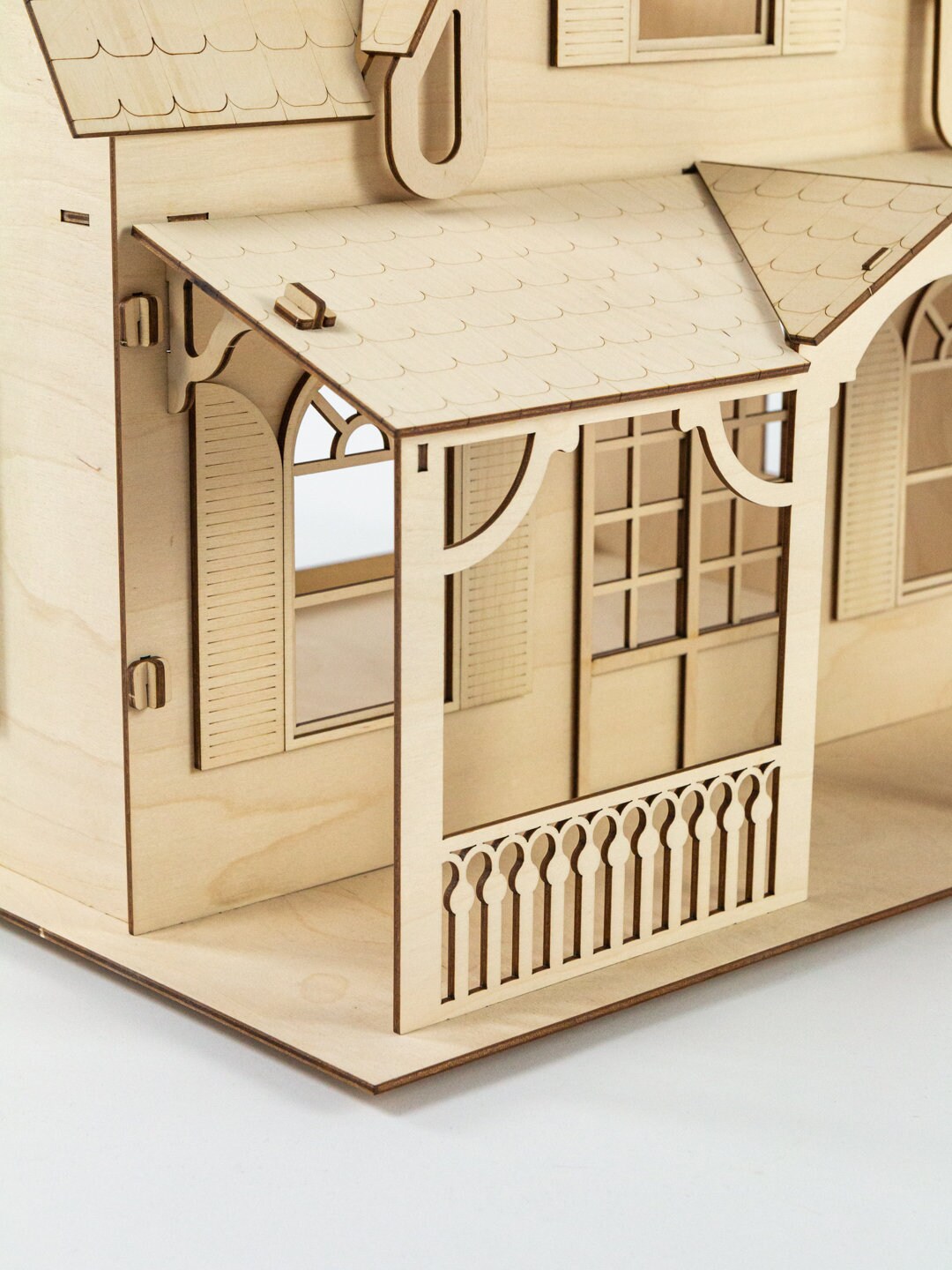 Anne Shirley Dollhouse Wooden Dollhouse DIY Dollhouse Kit Etsy