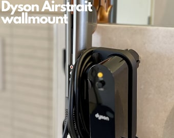 Dyson Airstrait Wall Mount, No-Drill Bathroom Organizer with Cable Storage