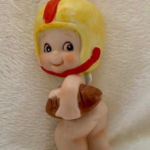 Vintage Angel Blue Winged Kewpie Doll