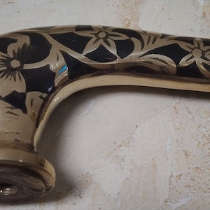 Brass Handle only For wooden walking cane,Elegent Design handle,accessories,Gift item