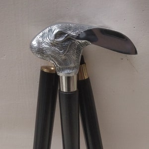 Travel Walking Cane | Black Wooden Stick for Men & Women | Elegant Gift Item