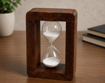 Sanduhr aus Holz Sanduhr: 2-Minuten antikes nautisches Dekor