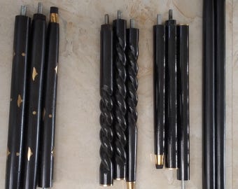 Wooden Walking stick Without Handle,Three Fold Cane replacement