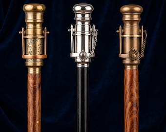 Bastone da passeggio, bastone in legno con impugnatura telescopica in ottone, pieghevole in tre parti, articolo da regalo, bastone da festa
