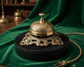Brass Desk Bell,Reciption Counter,Hotel,Resturant,School,Office and Home Decor bell