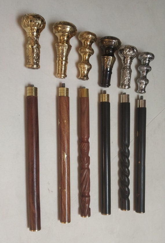 Giocattolo Per Cane Bastone Da Passeggio Vintage Con Manico A Testa Di Bulldog - Legno Vittoriano, 37 Pollici Bastone Artigianale Indiano