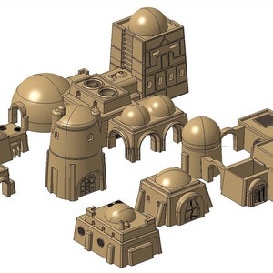 Star Wars terrain BUNDLE-3D FILE