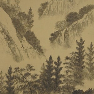 Japanese Kakemono Scroll Painting - Landscape