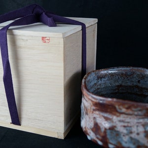 Handmade Japanese Tea Bowl (Chawan) Shino Ceramics