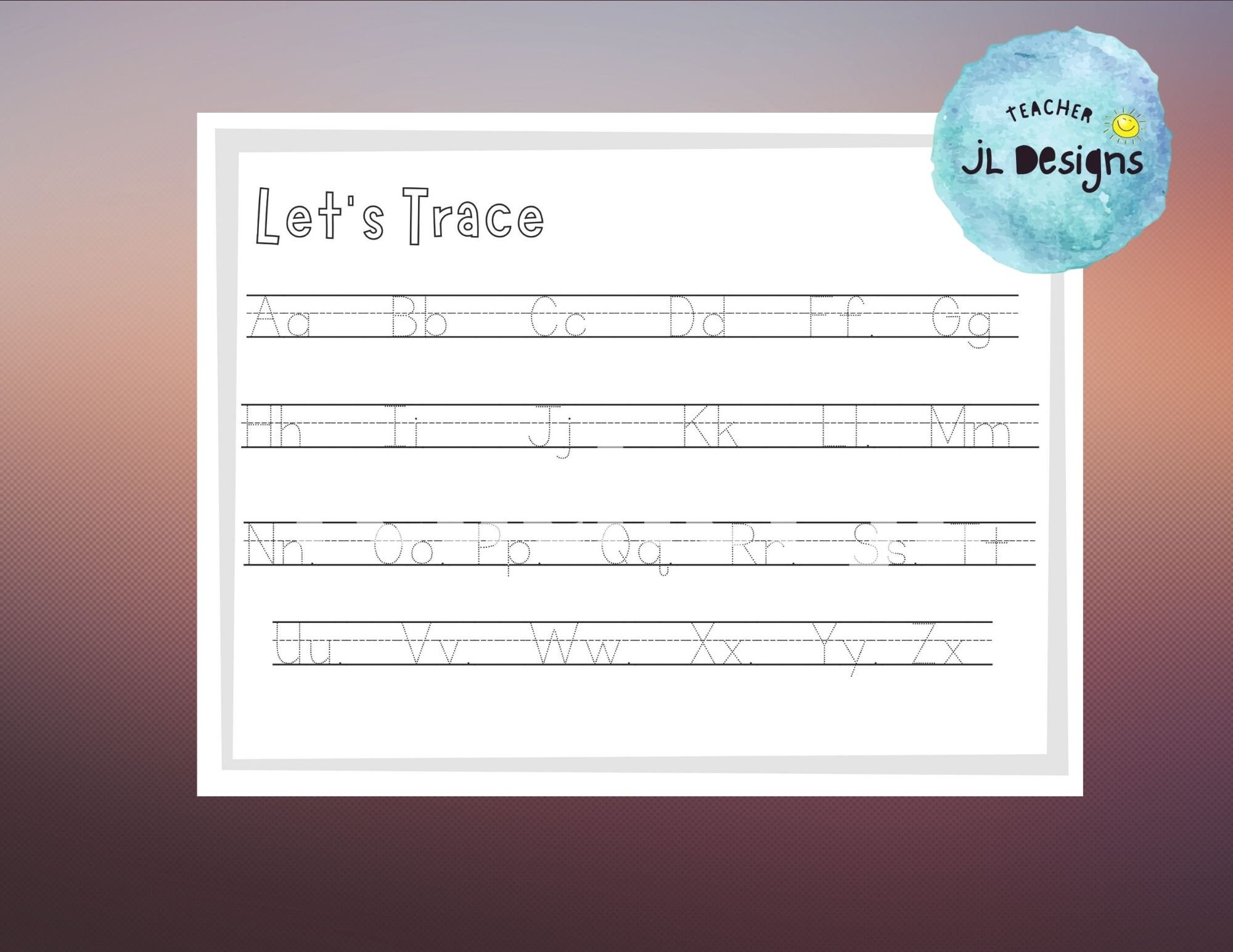 Editable Name Template | Name Work Sheet| Instant Download| Trace Your ...