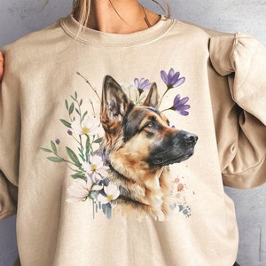 German Shepherd Sweatshirt | German Shepherd | Shepherd Mom | Dog Mom Shirts | Gift For Dog Owner | Shepherd Shirt For Women | Dog Mom Gift
