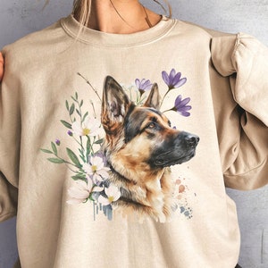 German Shepherd Sweatshirt | German Shepherd | Shepherd Mom | Dog Mom Shirts | Gift For Dog Owner | Shepherd Shirt For Women | Dog Mom Gift